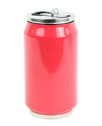 Cutie izoterma cu pai, 280ml, model rasperry pink -YOKO DESIGN